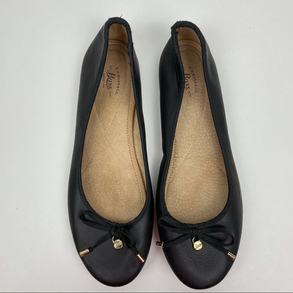 G.H. Bass & Co. Shoes - G.H. Bass & Co. | Lacy Black Matte Ballet Flats